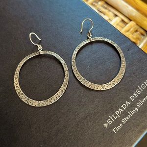 Silpada Hammered Earrings